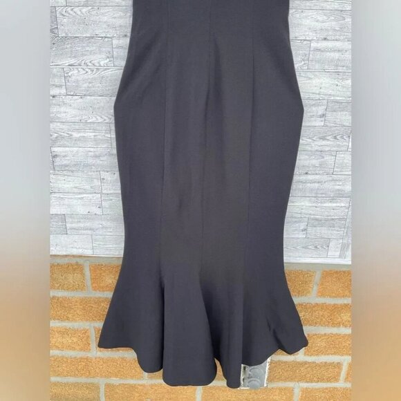 Dress The Population Black Brandy Halter Mermaid Midi Dress XS - Picture 8 of 15